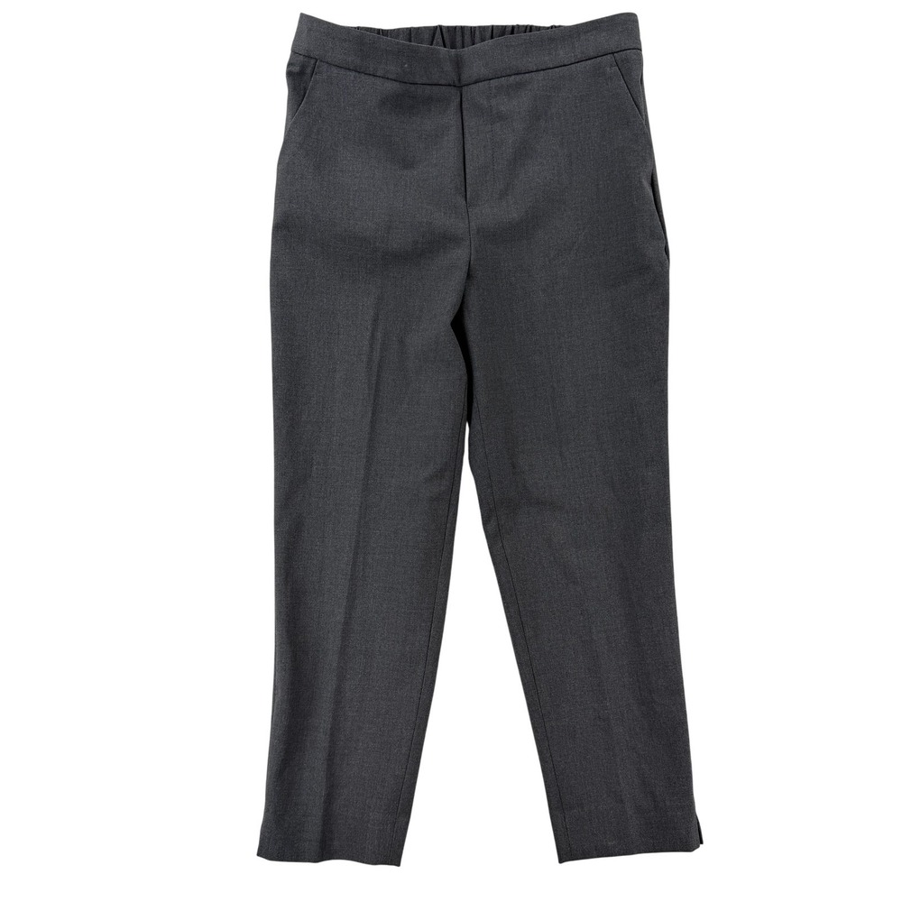 Banana Republic Dress Pants Womens 8P Gray Hayden Slim Tapered Pull On NWT